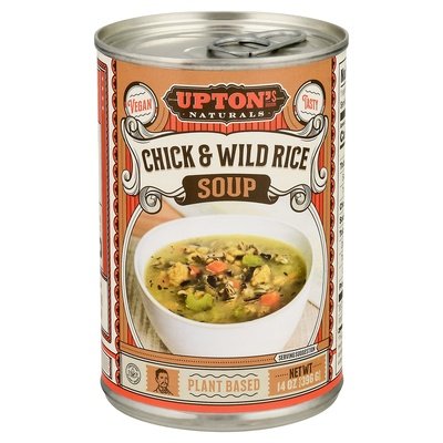 Uptons Naturals Soup Chick & Wild Rice 8/14 OZ [UNFI #2846731] [ebt]