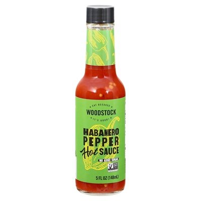 Woodstock Hot Sauce Habanero Pepper 12/5 OZ [UNFI #2698751] [ebt]