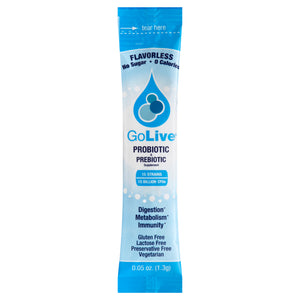 Go Live Probiotic & Prebiotic Supplement Flavorless 28/.05 Z [UNFI #1012509]