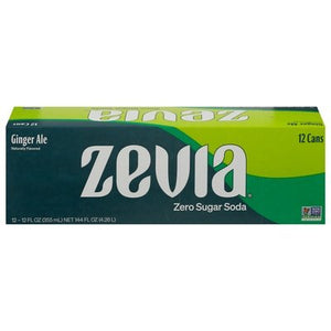 Zevia Soda Zero Sugar Ginger Ale 2/12/12 Z [UNFI #2892123] [ebt]