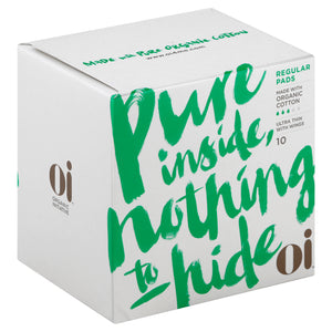 Organic Initiative Corp Pads Ultra Thin With Wings Regular 10 CT [UNFI #2604817] T