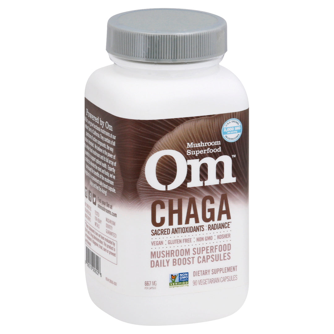 Om Chaga Vegetarian Capsules 90 Cap [UNFI #2394286]