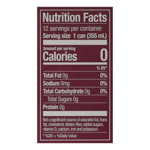 Zevia Soda Zero Sugar Black Cherry 2/12/12 Z [UNFI #2892115] [ebt]