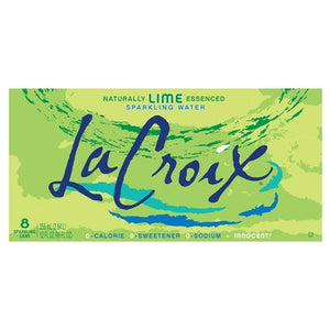 Lacroix Sparkling Water Lime 3/8/12 OZ [UNFI #1246354] [ebt]