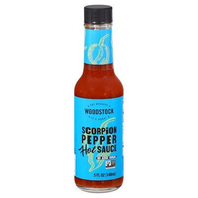 Woodstock Hot Sauce Scorpion Pepper 12/5 OZ [UNFI #2698744] [ebt]