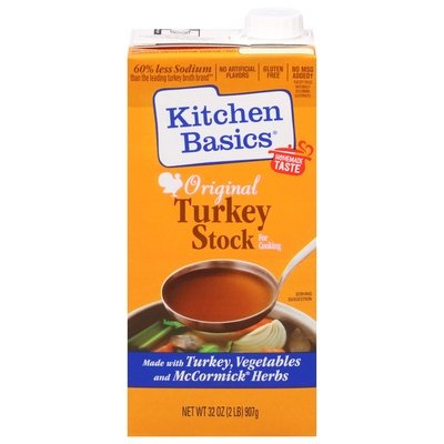 Kitchen Basics Stock Turkey Original 12/32 OZ [UNFI #0484048] [ebt]