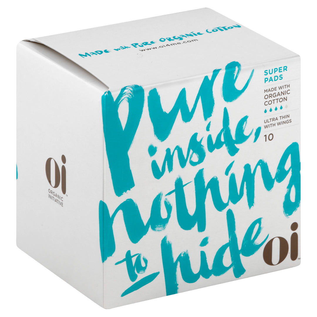 Organic Initiative Corp Pads Ultra Thin With Wings Super 10 CT [UNFI #2604841] T