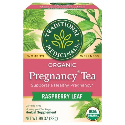 Traditional Medicinals Pregnancy Tea Organic Raspberry Leaf Tea Bags 6/16 Bag [UNFI #0650804] [ebt]