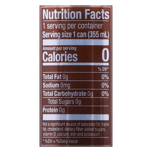 Zevia Soda Zero Sugar Ginger Root Beer 12/12 OZ [UNFI #2819258] [ebt]