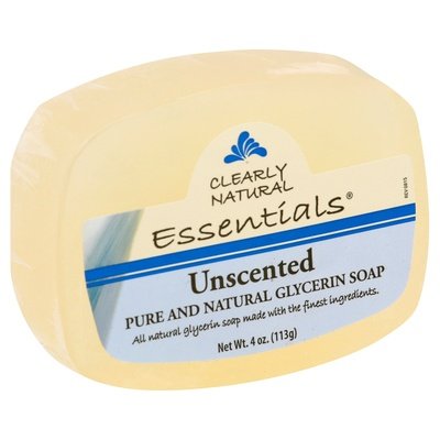 Clearly Natural Soap Glycerin Unscented 4 OZ [UNFI #0216788] T