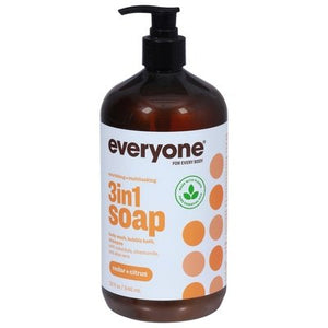 Everyone Soap 3 In 1 Cedar + Citrus 1/32 OZ [UNFI #1175470] T