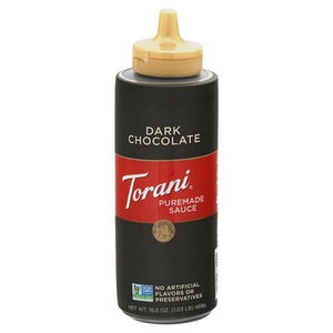 Torani Puremade Sauce Dark Chocolate 4/16.5 OZ [UNFI #2459949] [ebt]
