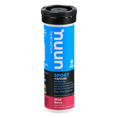 Nuun Sport + Caffeine Tablets Wild Berry 8/10 CT [UNFI #1791276]
