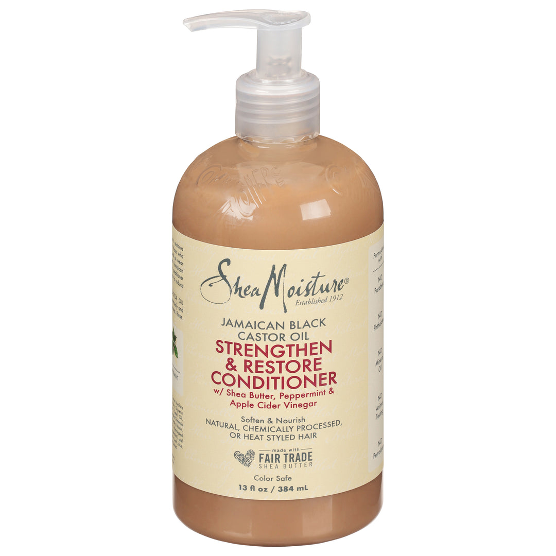 Shea Moisture Conditioner Jamaican Black Castor Oil Strengthen & Restore 13 OZ [UNFI #2847804] T