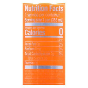 Zevia Soda Zero Sugar Orange 12/12 OZ [UNFI #2819241] [ebt]