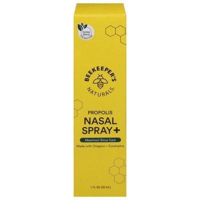 Beekeepers Naturals Nasal Spray+ Propolis 1/1 OZ [UNFI #2961399]