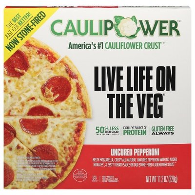 Caulipower Pizza Uncured Pepperoni 8/11.3 OZ [UNFI #2558716] [ebt]