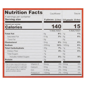 Wholly Veggie! Cauliflower Wings Buffalo 8/13.2 OZ [UNFI #2499085] [ebt]