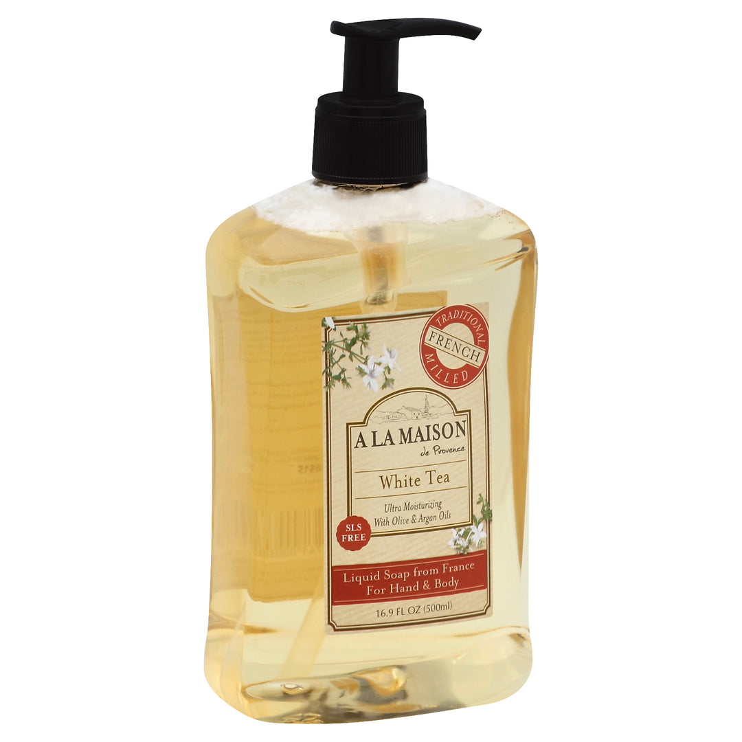 A La Maison Liquid Soap For Hand & Body White Tea 16.9 OZ [UNFI #702886] T