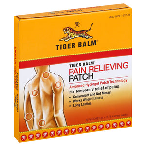 Tiger Balm Pain Relieving Patch 6/5 CT [UNFI #917880] T
