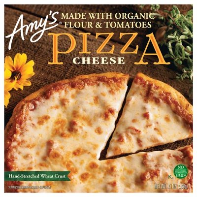 Amys Pizza Hand-Stretched Wheat Crust Cheese 8/13 OZ [UNFI #522946] [ebt]