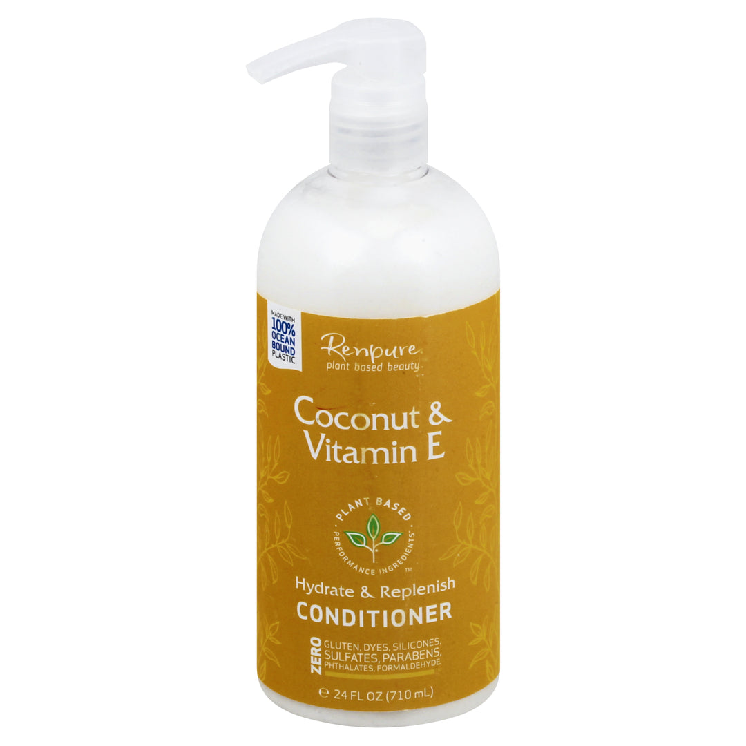 Renpure Conditioner Coconut & Vitamin E Hydrate & Replenish 24 OZ [UNFI #2682508] T