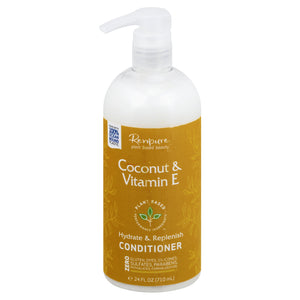 Renpure Conditioner Coconut & Vitamin E Hydrate & Replenish 24 OZ [UNFI #2682508] T