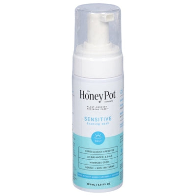 The Honey Pot Foaming Wash Sensitive Daily 1/5.51 OZ [UNFI #3068566] T