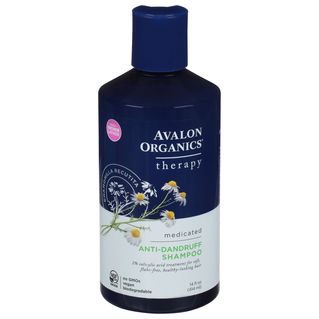 Avalon Organics Shampoo Anti-Dandruff Medicated 14 OZ [UNFI #1520246] T