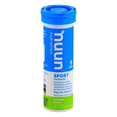 Nuun Sport Tablets Lemon Lime 8/10 TAB [UNFI #1698505]