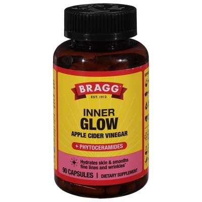 Bragg Apple Cider Vinegar Inner Glow Capsules 90 CAP [UNFI #2933406]