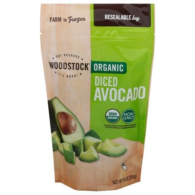 Woodstock Avocado Organic Diced 12/10 OZ [UNFI #2625002] [ebt]