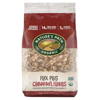 Natures Path Cereal Cinnamon Flakes 6/32 OZ [UNFI #0711416] [ebt]
