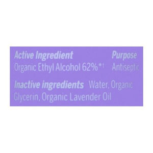 Dr Bronners Hand Sanitizer Organic Lavender 12/2 OZ [UNFI #0599928] T