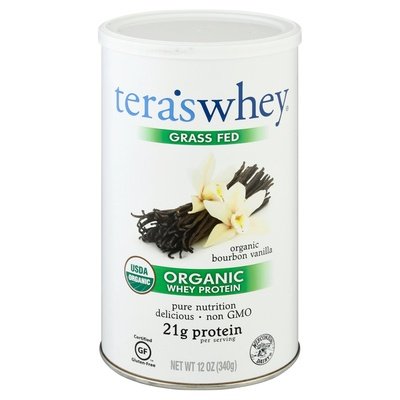Simply Teras Whey Protein Organic Bourbon Vanilla Grass Fed 1/12 OZ [UNFI #337345]