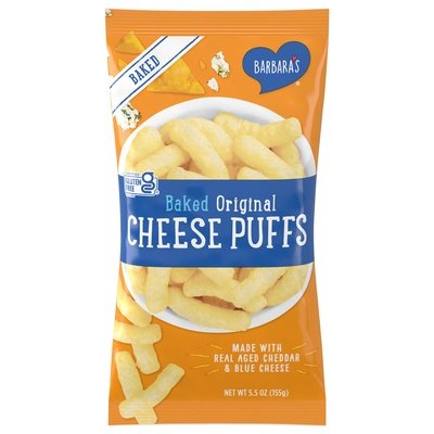 Barbaras Cheese Puffs Original Baked 12/5.5 OZ [UNFI #0244004] [ebt]