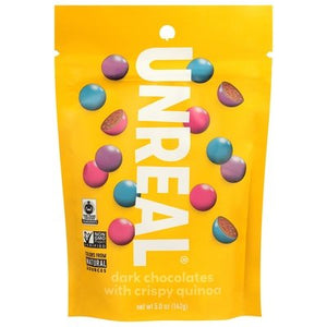 Unreal Dark Chocolates with Crispy Quinoa 6/5 OZ [UNFI #2339463] [ebt]
