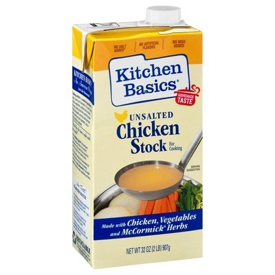Kitchen Basics Chicken Stock Unsalted 12/32 OZ [UNFI #0526608] [ebt]
