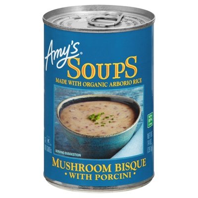 Amys Soup Mushroom Bisque with Porcini 12/14 OZ [UNFI #1199843] [ebt]