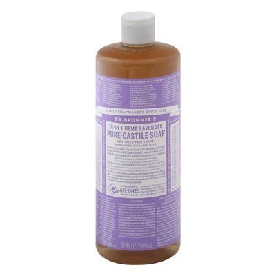 Dr Bronners Pure-Castile Soap 18-In-1 Hemp Lavender 32 OZ [UNFI #0329912] T