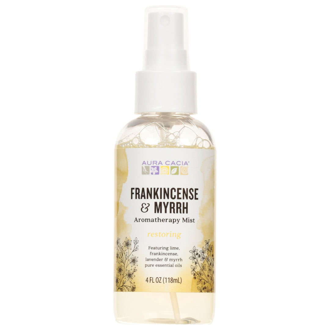 Aura Cacia Aromatherapy Mist Restoring Frankincense & Myrrh 4 OZ [UNFI #2867588] T