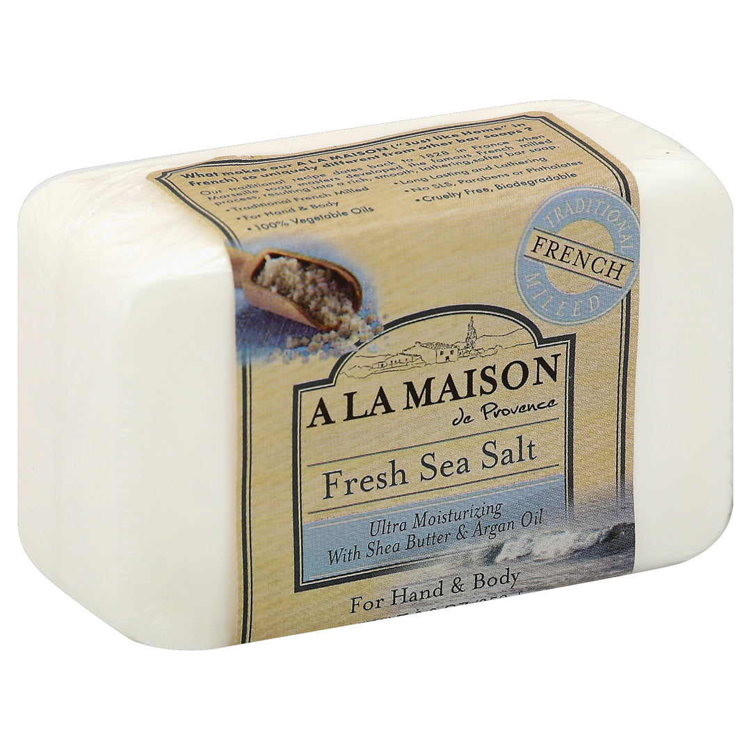 A La Maison Soap Fresh Sea Salt For Hand & Body 8.8 OZ [UNFI #1419670] T