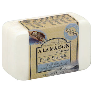 A La Maison Soap Fresh Sea Salt For Hand & Body 8.8 OZ [UNFI #1419670] T