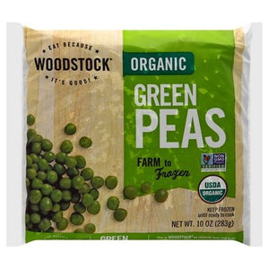Woodstock Green Peas Organic 12/10 OZ [UNFI #154419] [ebt]