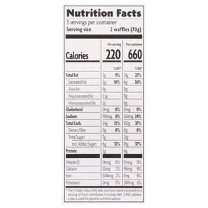 Natures Path Waffles Gluten Free Dark Chocolate Chip 12/7.4 OZ [UNFI #1749811] [ebt]