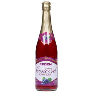 Kedem 100% Juice Grape Sparkling Concord Non Alcoholic 12/25.4 OZ [UNFI #0862490] [ebt]