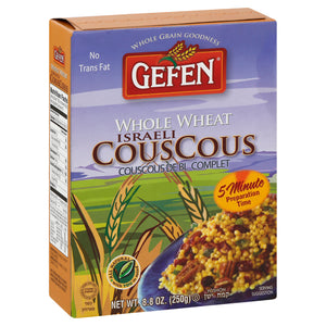 Gefen Couscous Whole Wheat Israeli 12/8.8 OZ [UNFI #556548] [ebt]