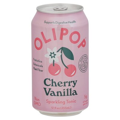 Olipop Sparkling Tonic Cherry Vanilla 12/12 OZ [UNFI #2587780] [ebt]