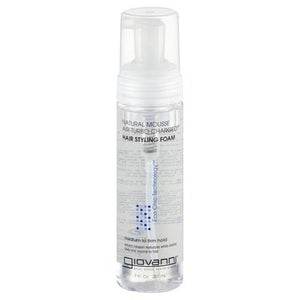 Giovanni Hair Styling Foam Natural Mousse Air-Turbo Charged Firm 7 OZ [UNFI #0628248] T