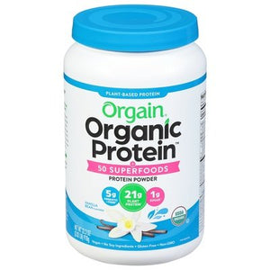 Orgain Protein Powder + 50 Superfoods Vanilla Bean Flavored 1/2.02 LB [UNFI #2470920]